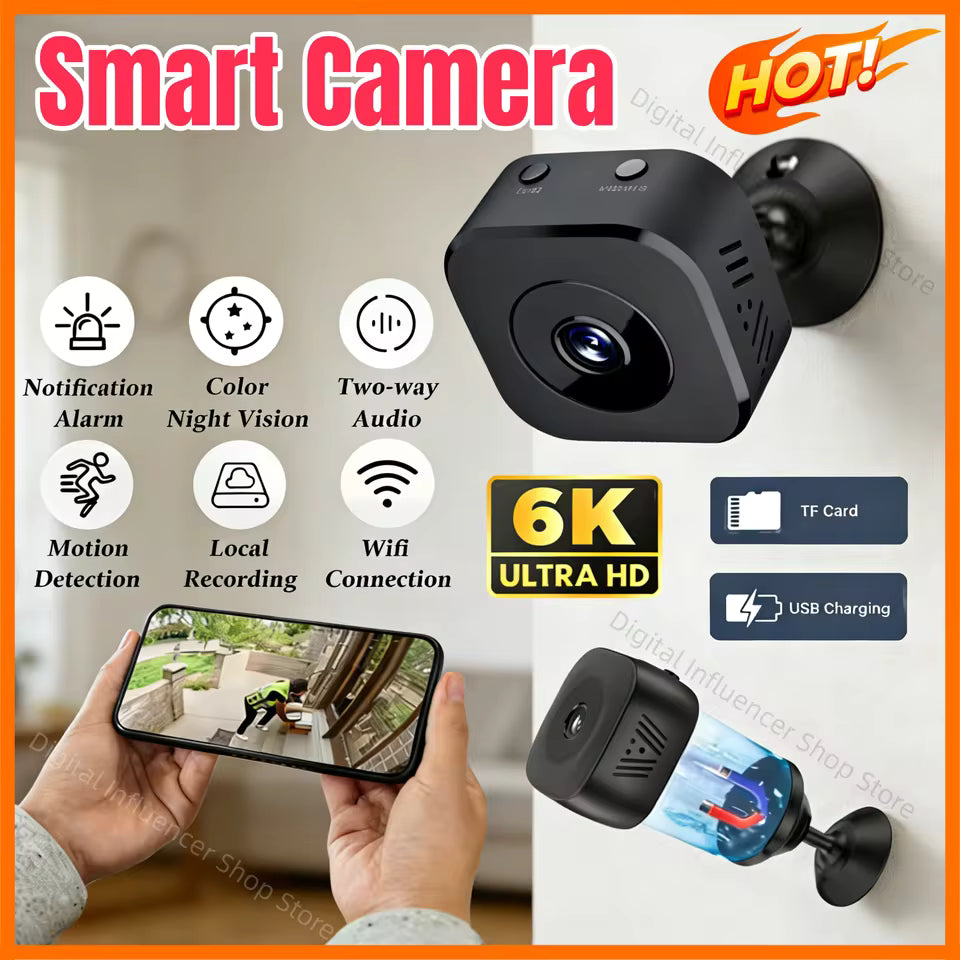 Mini Caméra Wi-Fi 4K Ultra-Sécurité
