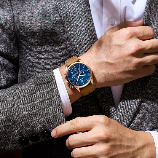 montre de luxe en chronographe pour hommes UP3C