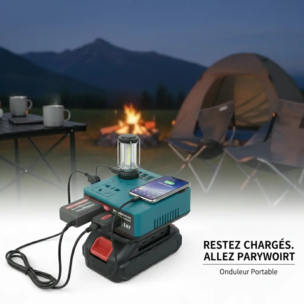 CONVERTISSEUR INTELLIGENT INVERTER 13-en-1 AVEC BATTERIE ET CHARGEUR