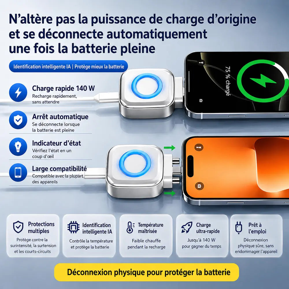 Chargeur Intelligent 140W