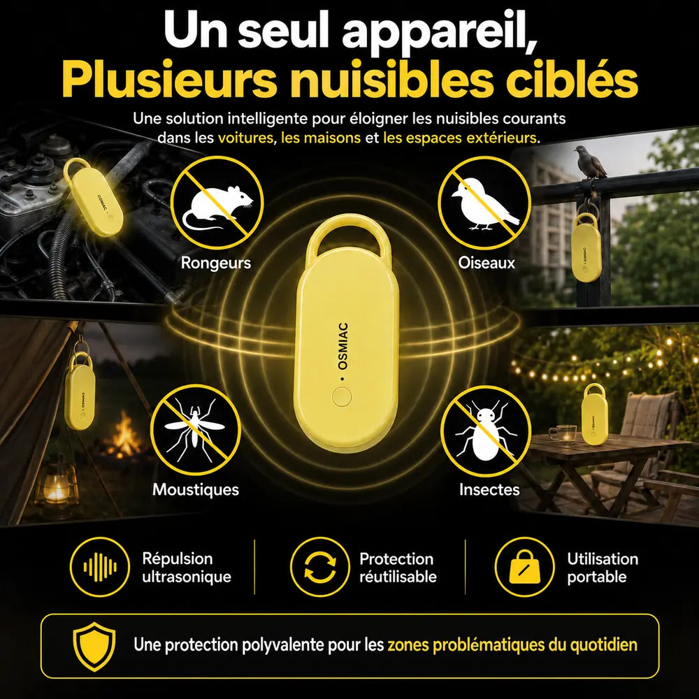 Répulsif Ultrasonique Portable
